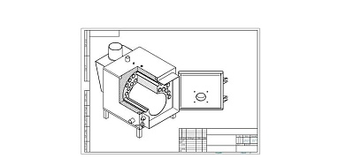 Жидкотопливный автоматический котел Ставпечь STV 1 (50 кВт)