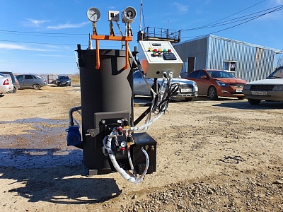 Парогенератор НовоПар на отработанном масле 50 кг пара в час