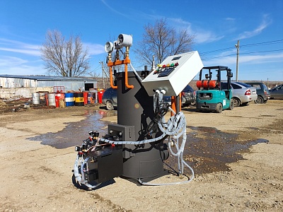 Парогенератор НовоПар на отработанном масле 35 кг пара в час