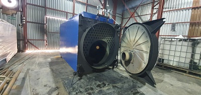 Парогенератор НовоПар на отработанном масле 750 кг пара в час