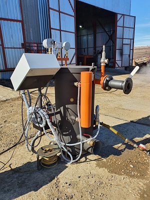 Парогенератор НовоПар на отработанном масле 35 кг пара в час